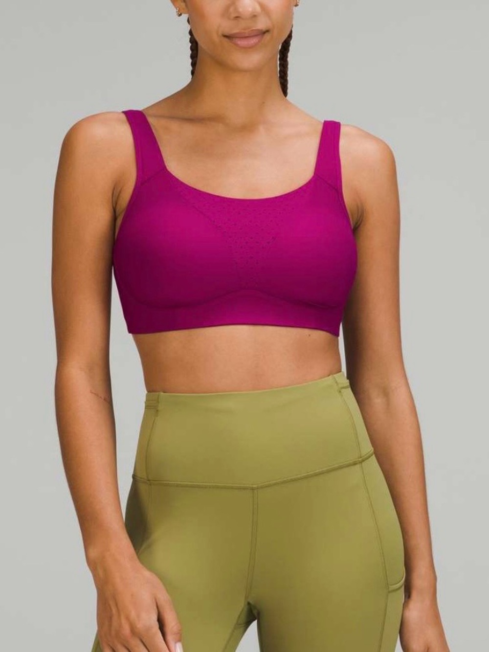 Lululemon Run Times Bra, High Support, Magenta Purple, 36DD, NWT